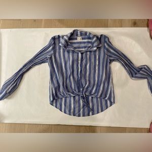 J. Crew cropped collared shirt